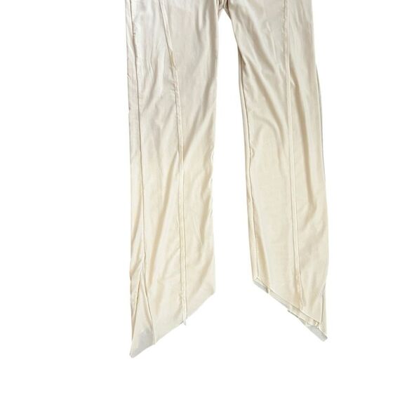 Sami Miro Vintage Asymmetric Pants in Nude – Size XL - Picture 6 of 9